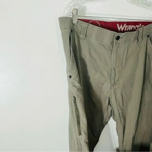 Wrangler Vintage Men’s Cargo Elastic Waistband Khaki Pants Size 36x30 NW846BG - Picture 3 of 7